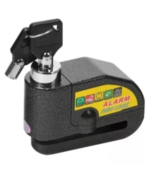 Candado Para Moto Freno De Disco+Alarma