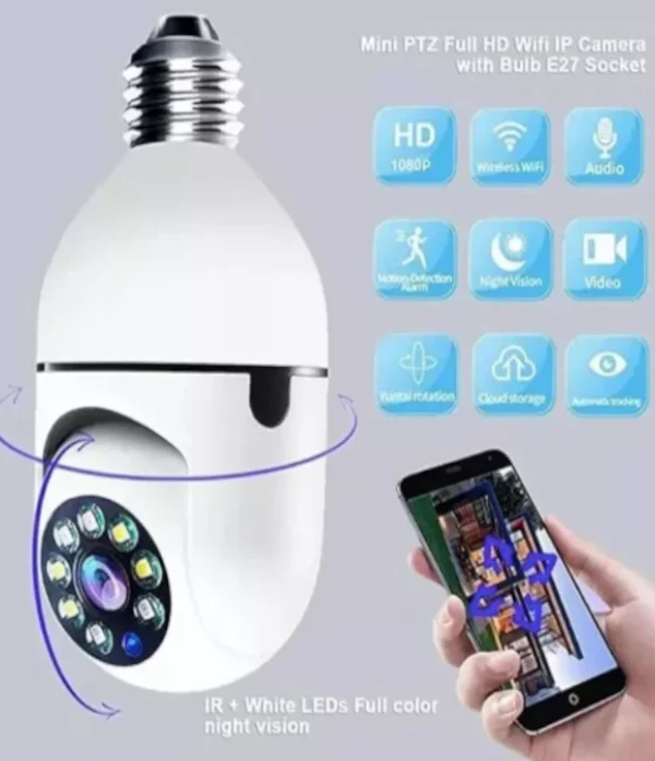 CAMARA BOMBILLO 360°