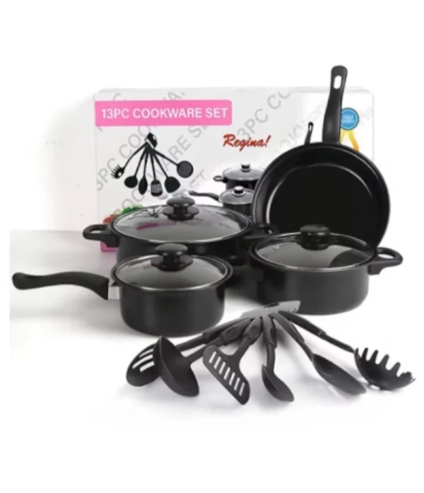 Juego de ollas y utensilios cocina