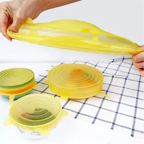 Tapas De Silicona Alimentos Multiusos