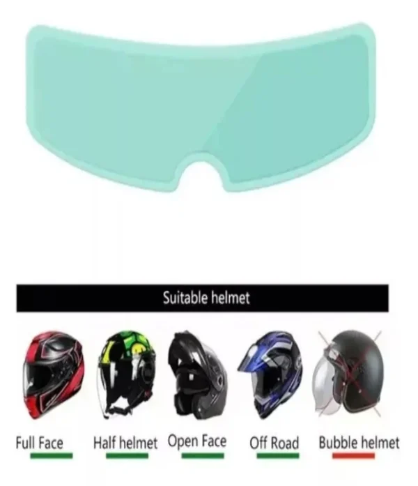 Película Anti Lluvia Adhesivo Casco