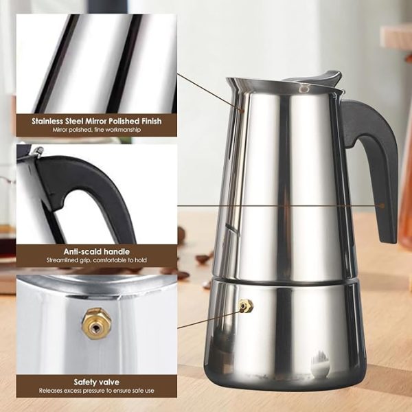 Cafetera Italiana Espresso 9 Tazas