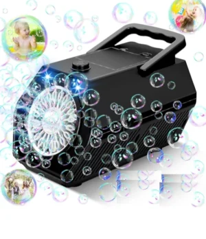 MAQUINA DE BURBUJAS PORTATIL RECARGABLE