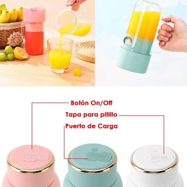 Mini Licuadora Portatil De Batidos Termo