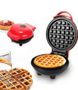 Mini Wafflera Eléctrica Antiadherente
