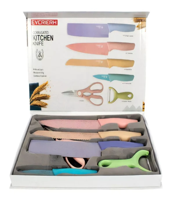 Set Cuchillos 6 Pzs