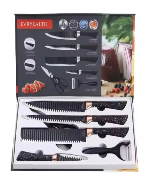Set Cuchillos Profesional 6Pzs Pela papa