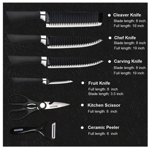 Set Cuchillos Profesional 6Pzs Pela papa