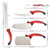 Set Cuchillos x10 Acero Inoxidable E033