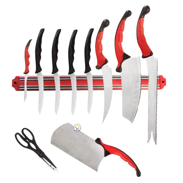 Set Cuchillos x10 Acero Inoxidable E033