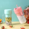 VASO LICUADORA CON PITILLO PORTATIL