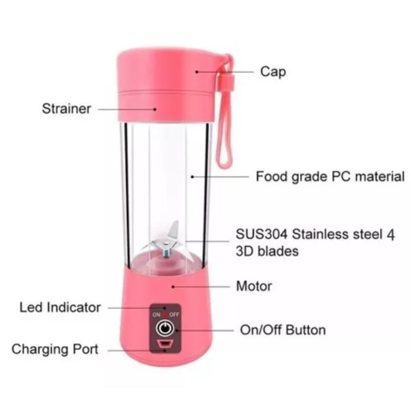 Vaso Licuadora Portátil Recargable