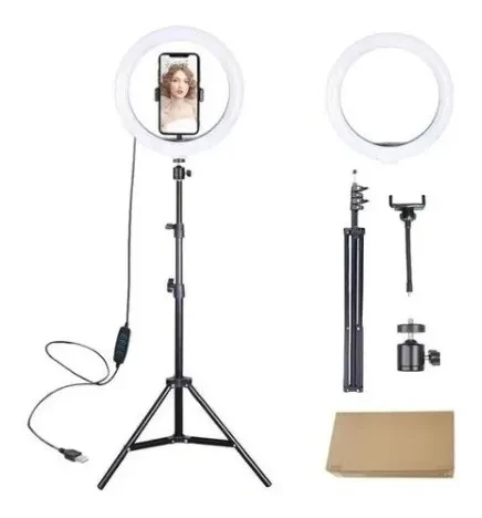Aro De Luz 26 cm Con Trípode