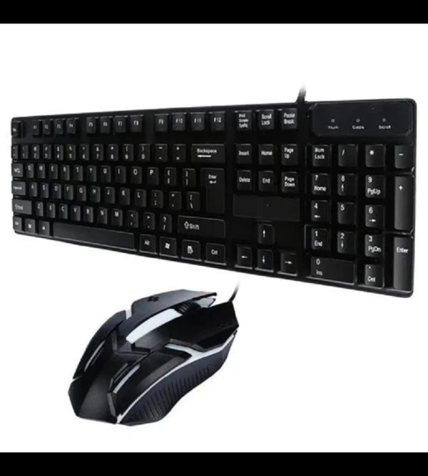 Combo Teclado + Mouse Alambrico Cmk-188