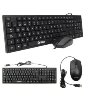 Combo Teclado Mouse Alambrico Español Po