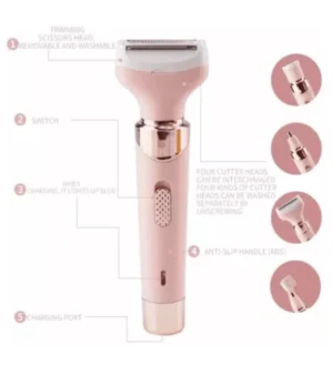 Depiladora Facial Corporal 4 En 1