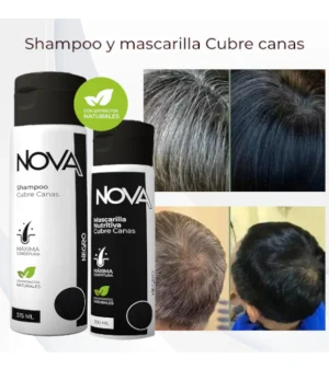 Kit Cubre canas Shampoo + Mascarilla