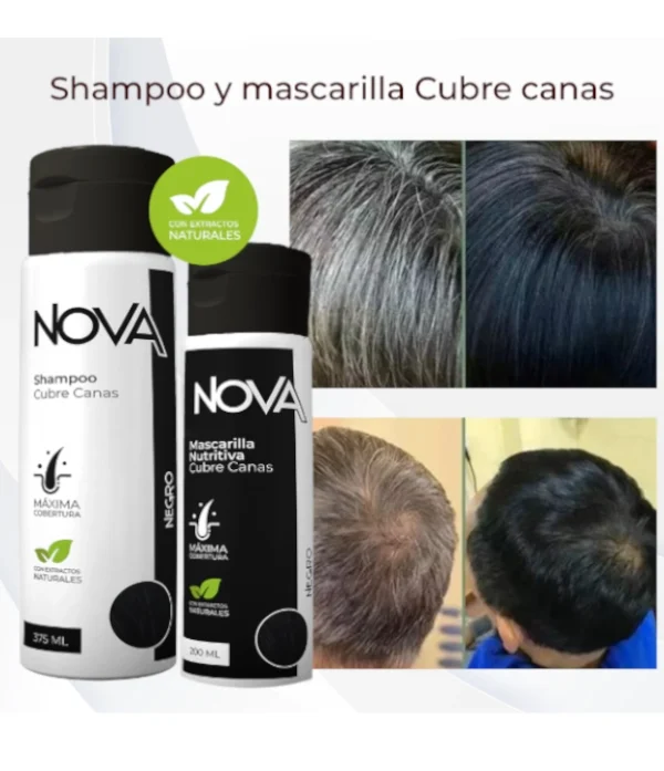 Kit Cubre canas Shampoo + Mascarilla