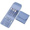 Kit Manicure Pedicure X12 Piezas Viajero