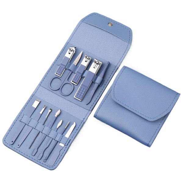 Kit Manicure Pedicure X12 Piezas Viajero