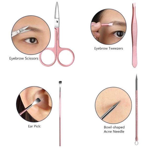 Kit Manicure Pedicure X12 Piezas Viajero