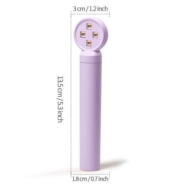 Mini Lampara Secador De Uñas