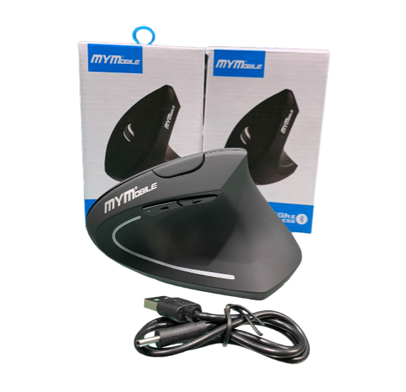 Mouse Ergonómico Recargable Rf-7043 BT