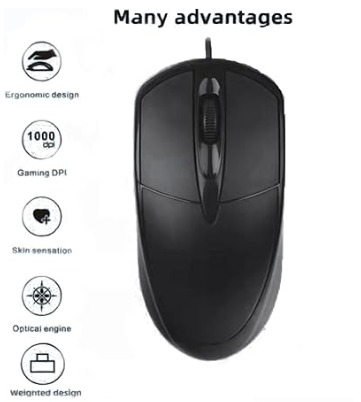 Mouse Optico x2 MOU031