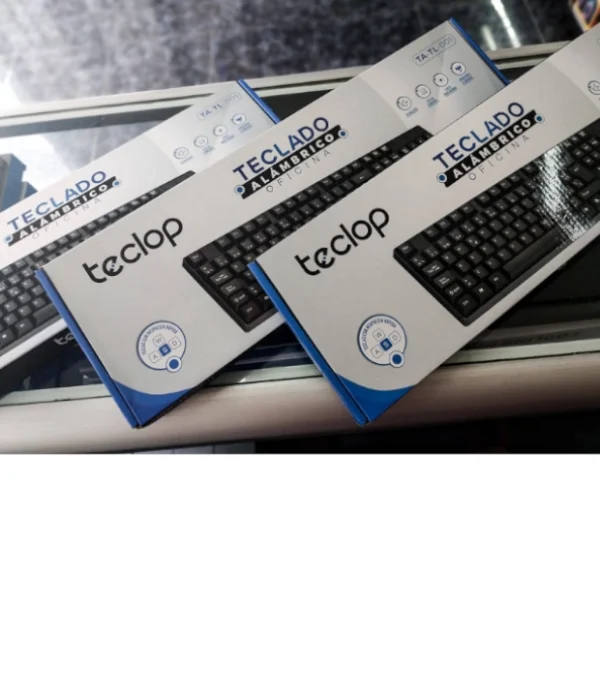 TECLADO ALÁMBRICO MARCA TECLOP TA-TL-001