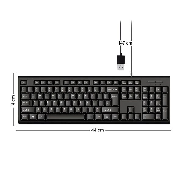 Teclado Alambrico Multifuncional M-200