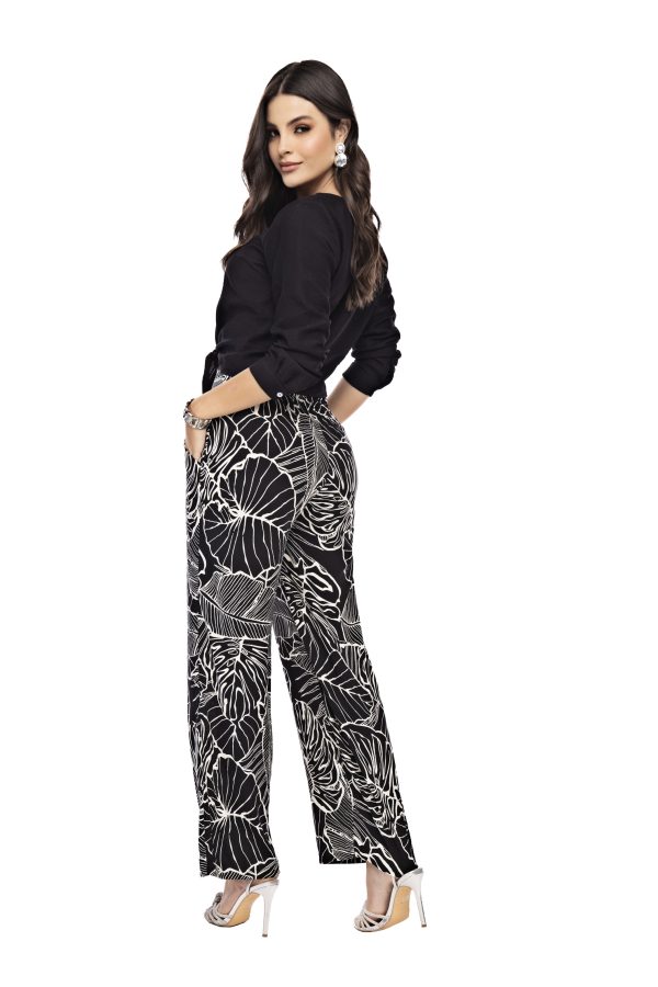 Blusa Color Negro En Rayon Nylon