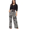 Blusa Color Negro En Rayon Nylon
