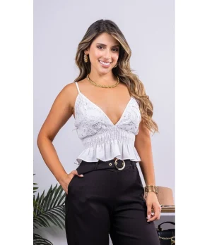 Blusa corta tiras