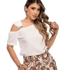 BLUSA EN POLIESTER STRECH
