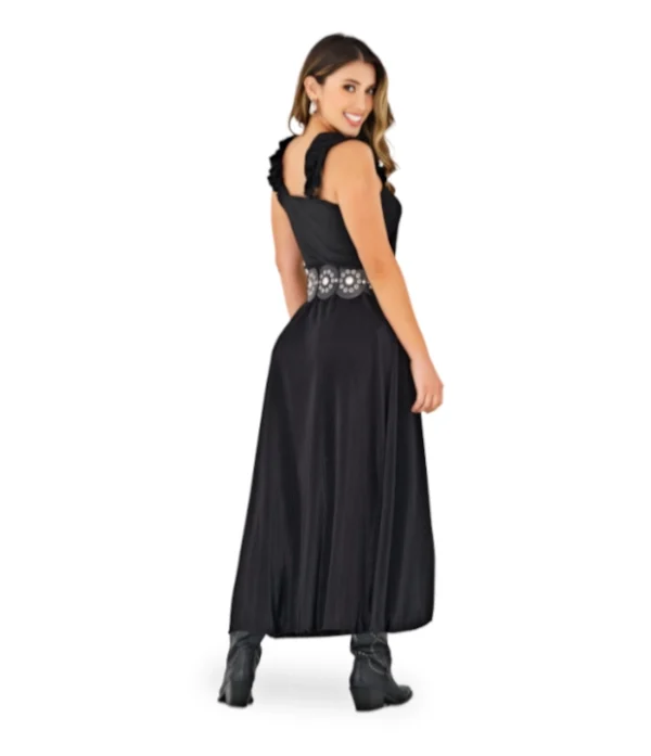 BLUSA COLOR NEGRA EN PIEL DE DURAZNO