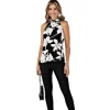 Blusa Negra En Rayon Viscosa