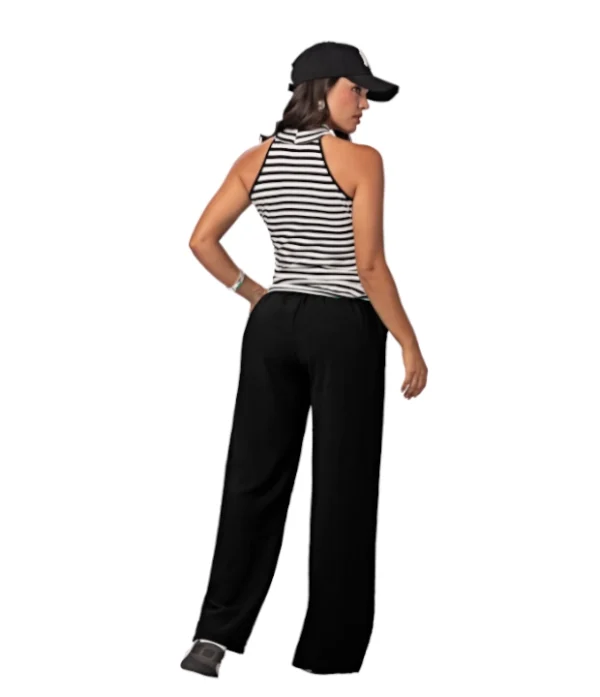 Blusa Rayas En Piel De Durazno