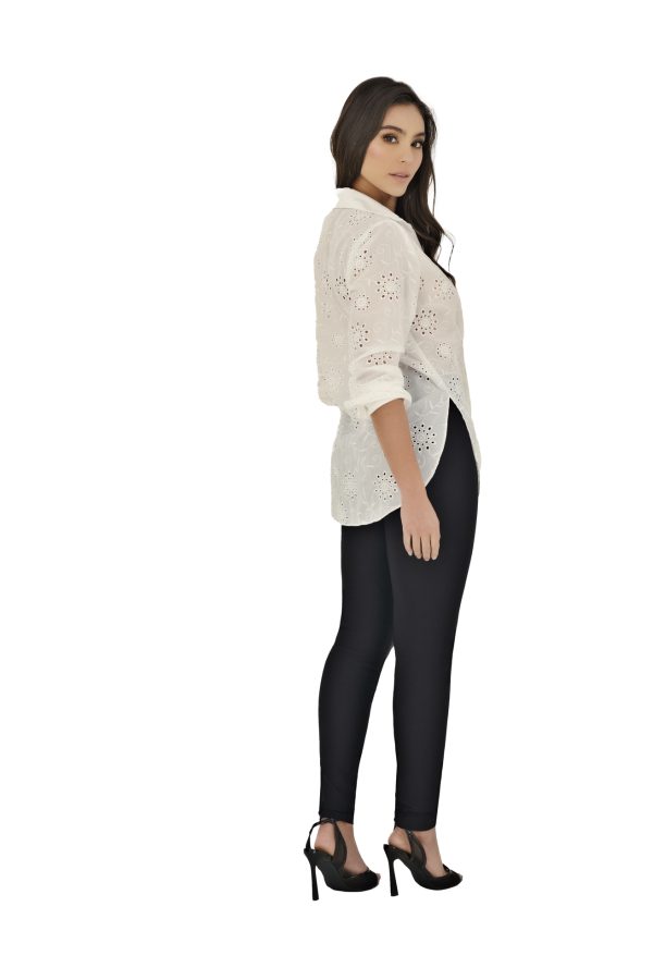 Blusa color marfil En Poliester