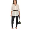 Blusa color marfil En Poliester