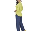 Blusa color verde limon En Poliester