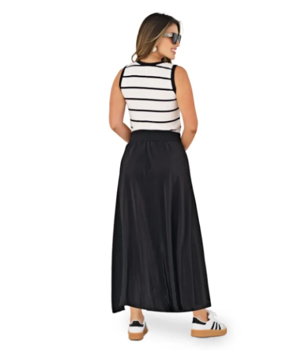 Blusa de Rayas En Piel De Durazno