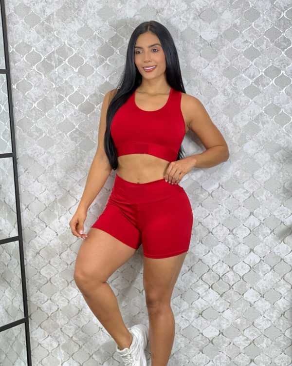 Conjunto de 2 piezas push up short