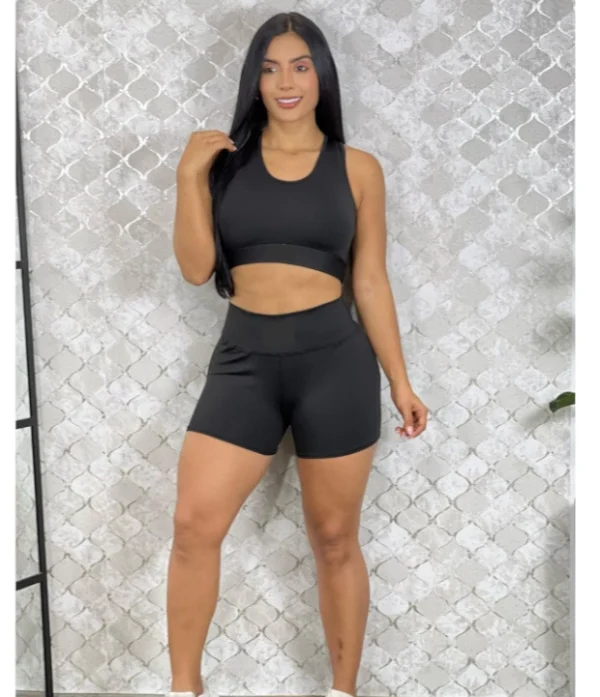 Conjunto de 2 piezas push up short