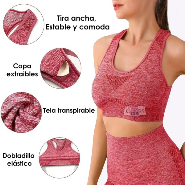 Conjunto Deportivo Short y Top 3x2