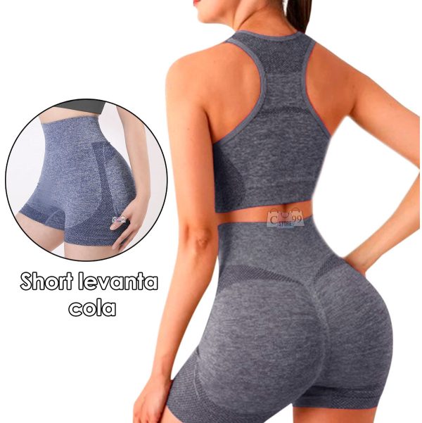 Conjunto Deportivo Short y Top 3x2