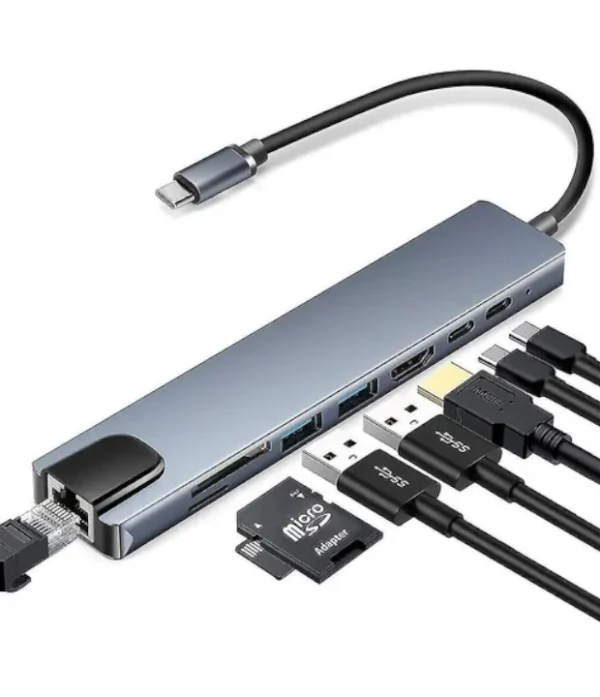 Convertidor Tipo C 8 En 1