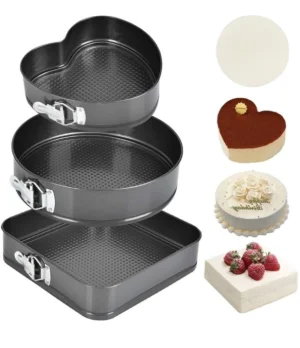 Juego De Moldes Para Pasteles x3pc