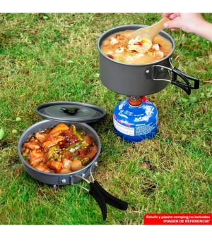 Kit De Utensilios Cocina Camping SY-200