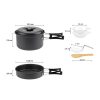 Kit De Utensilios Cocina Camping SY-200