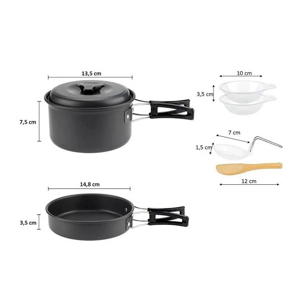 Kit De Utensilios Cocina Camping SY-200